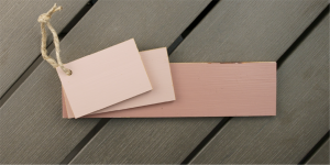 Gammel Rosa Linoljefärg