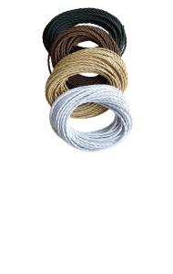 Tvinnad elkabel/ Textilsladd/ Textilkabel/ Elsladd