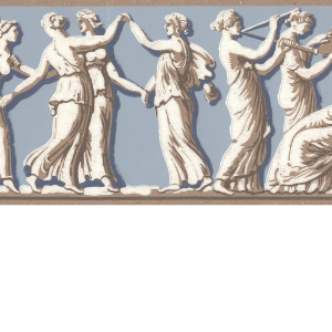 Nio musers bård/ Tapetbård