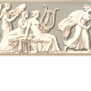 Nio musers bård/ Tapetbård