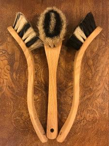 Diskborste/ med träskaft