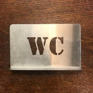 Schablon/ WC