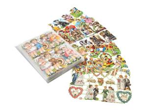 Bokmärken med glitter/ 2-pack