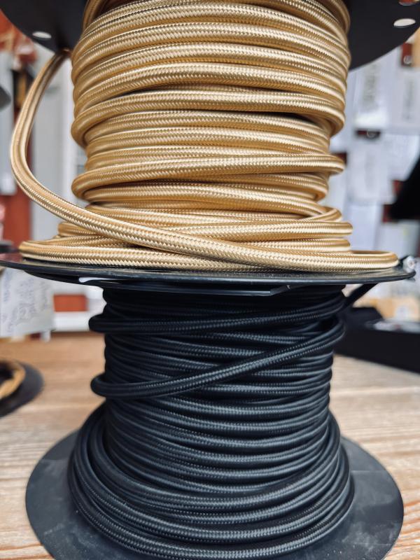 Textilkabel/ Elkabel/ Textilsladd/ Elsladd