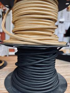 Textilkabel/ Elkabel/ Textilsladd/ Elsladd