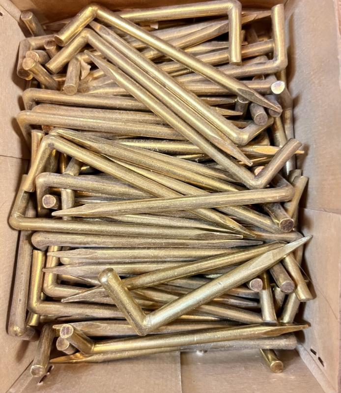 vinkelkrok/mässing/ 20-pack