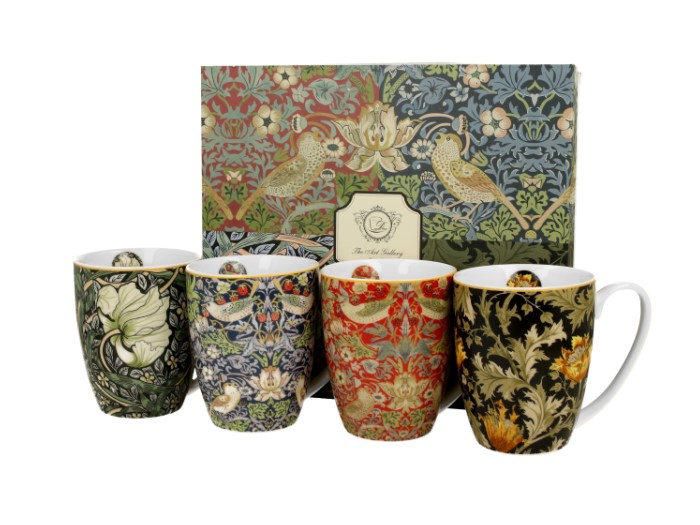 Mugg William Morris/ 4-pack