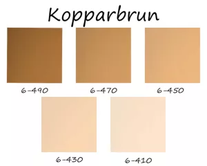 Äggoljetempera/ Kopparbrun serie