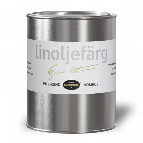 Linoljefärg Vit Grund inomhus