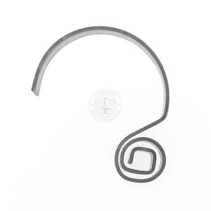 Fjäder/ till instickslås