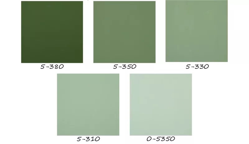 Äggoljetempera Spira Grön