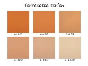 Äggoljetempera/ Terracotta serie