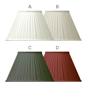 Lampskärm/ Veckad textilskärm