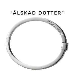Stelt armband gravyr, Stål / Guld / Rosé
