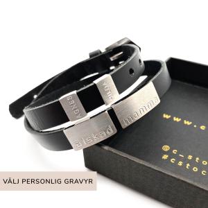 Extra BRICKA till armband - Man, Pappa, Son mfl...