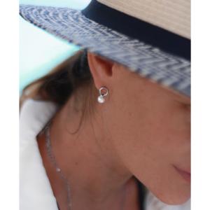 Örhänge med pärla