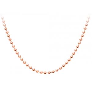 Tunn Bollkedja för halsband, valfri längd. Max 80cm