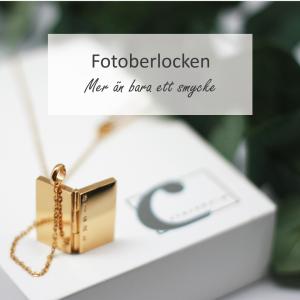 Fotoberlock "älskad" - plats för 2 foton