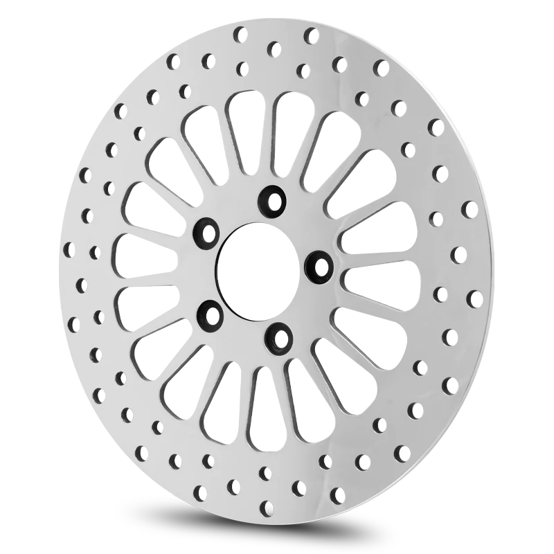 Bromsskiva Super Spoke Style 11,8" (300 mm) bak polerat rostfritt