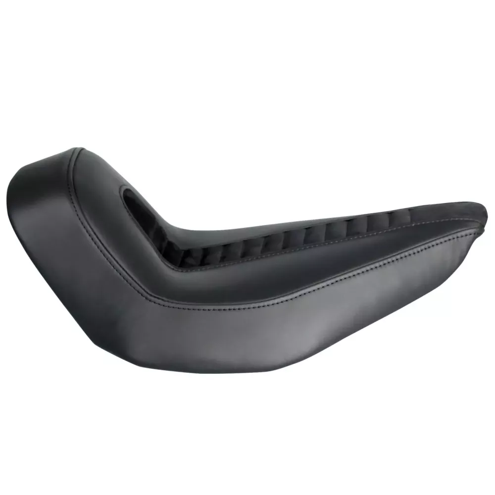 Solo Seat Leather black quilted