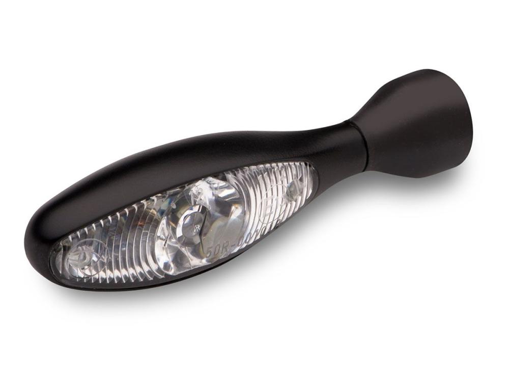 Kellermann Micro 1000 Led White With Clear Glass Black Front And Rear