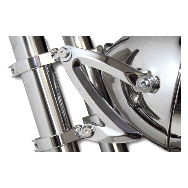 Headlamp bracket Z-style chrome