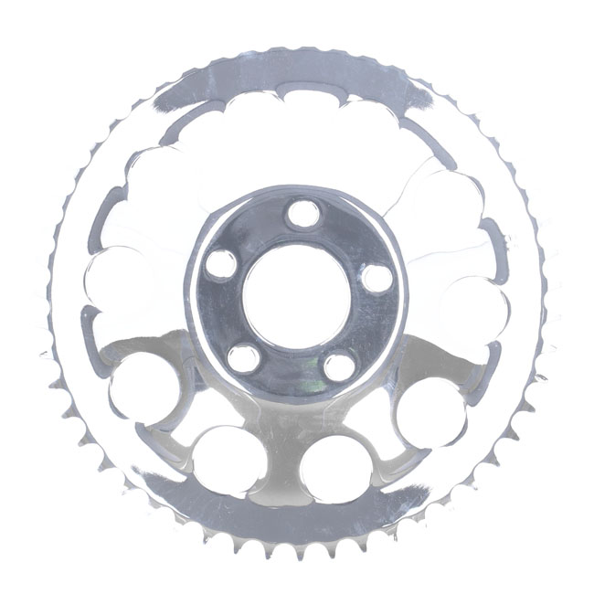 REAR SPROCKET, CHROME. 51T