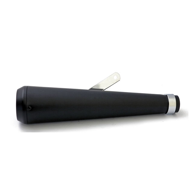 Megaphone universal muffler 16.5" long black with TE tip