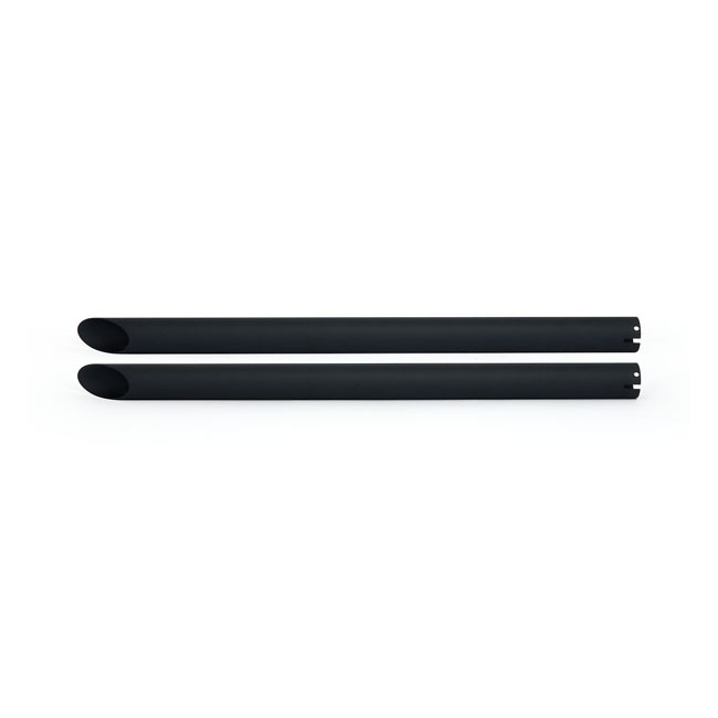 Universal head pipe extension set 30" long black