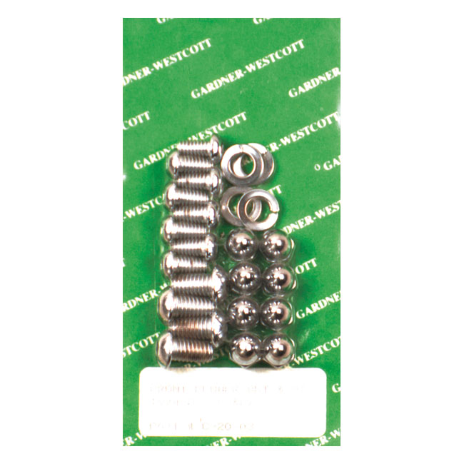 GW, front fender mount kit. Chrome