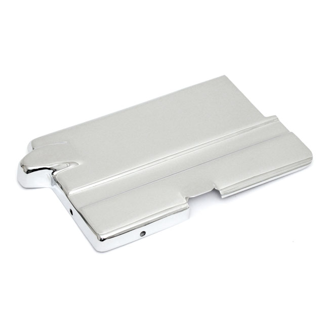 thumbnail image 2 of KCINT Chrome Battery Top Cover For Harley Sportster 1967-1978 – Replaces OE 66369-67 (50-53057-05) 2 of 6