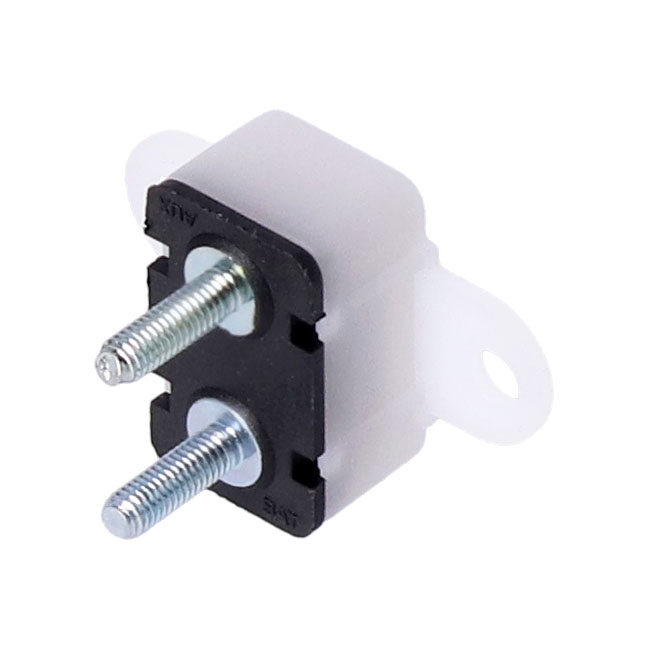 Circuit breaker, automatic. Dual mount, plastic. 15A