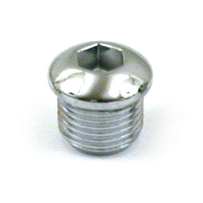 Gardner-Westcott, timing plug. Buttonhead, chrome