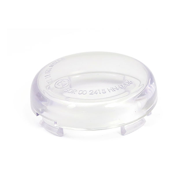Turn signal lens bullet clear