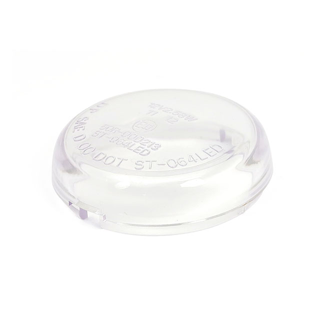 Turn signal lens bullet clear