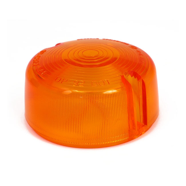 TURN SIGNAL LENS, DOMED LENS