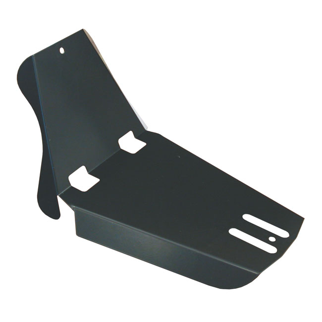 Softail upper frame cover for solo seats. Black