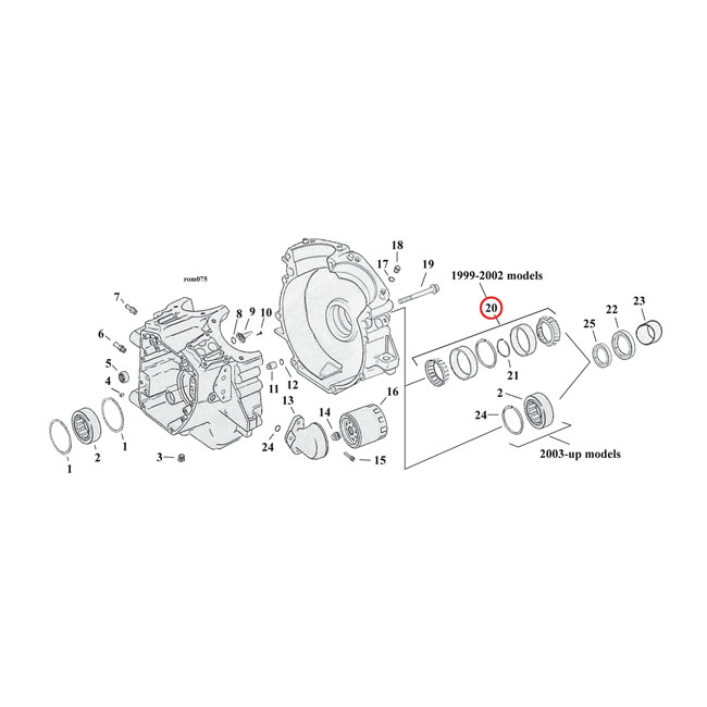 SPROCKET SHAFT BEARING ASSEMBLY