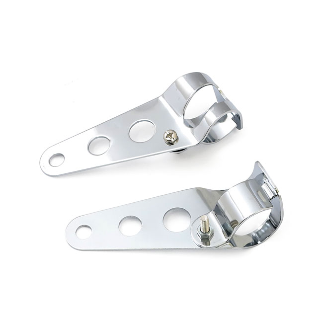 FRISCO SIDE MOUNT HEAD LAMP BRACKET SET CHROME