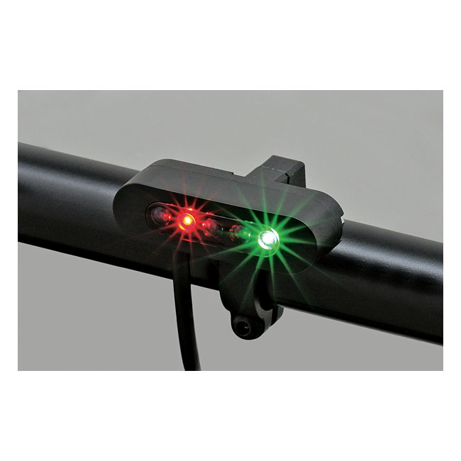 Alpha, micro led indicator kit. Black