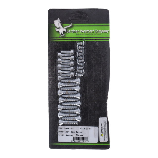 B.T. SIDE COVER MOUNT KIT, CHROME ALLEN