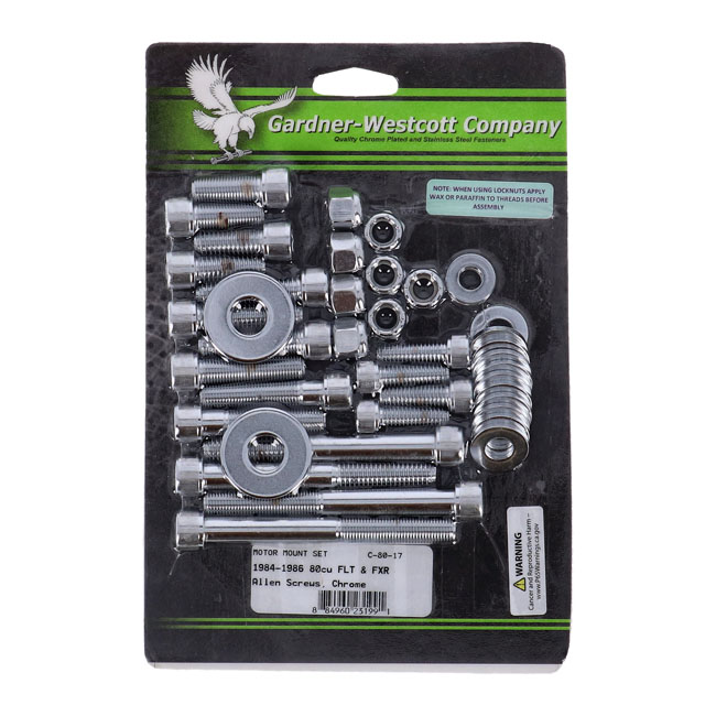 MOTOR MOUNT SCREW KIT, ALLEN