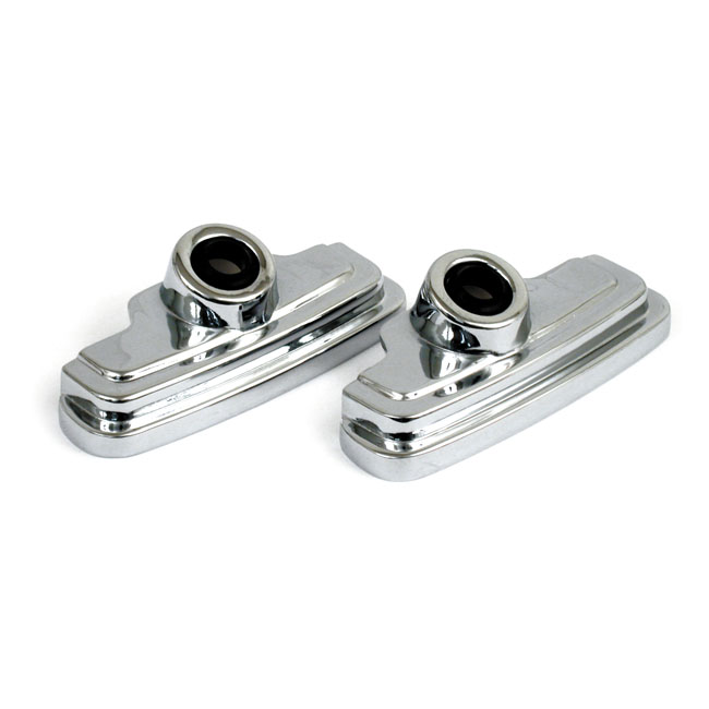 Evo spark plug & head bolt cover kit. Chrome