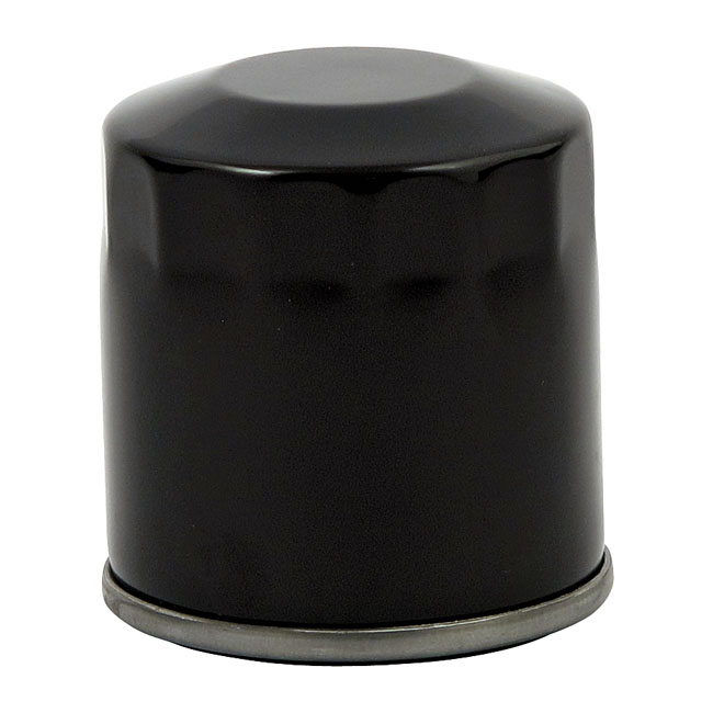 MCS, spin-on oil filter. Black