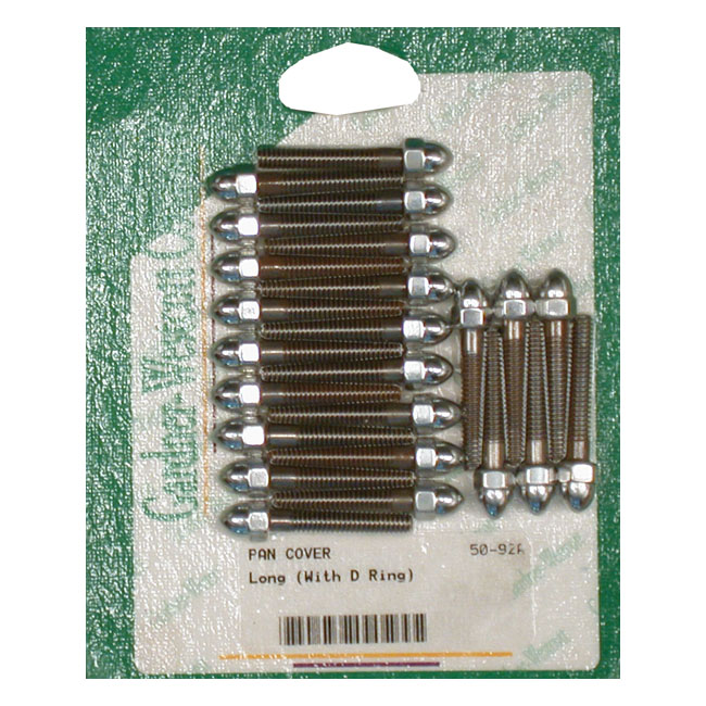 Colony, Panhead rocker cover screw kit. Chrome acorn. Long