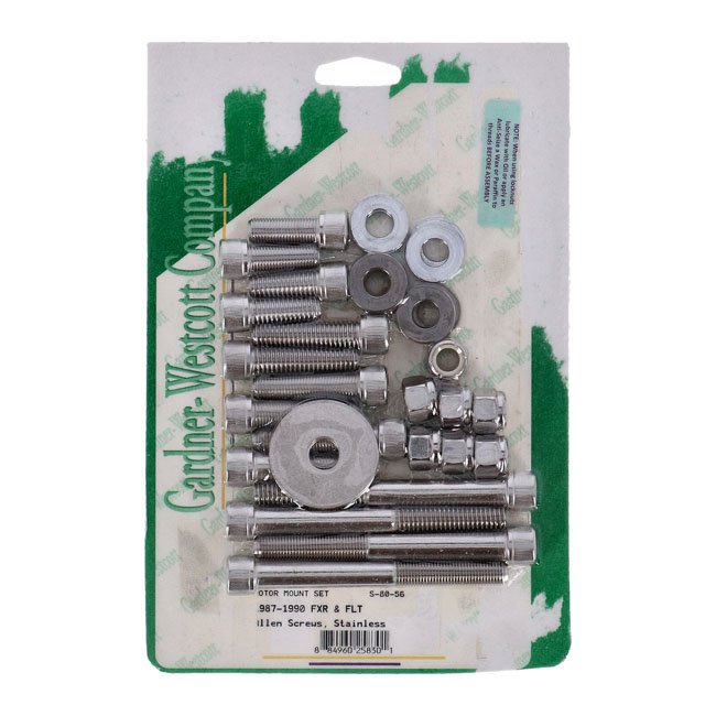 MOTOR MOUNT SCREW KIT, SS ALLEN