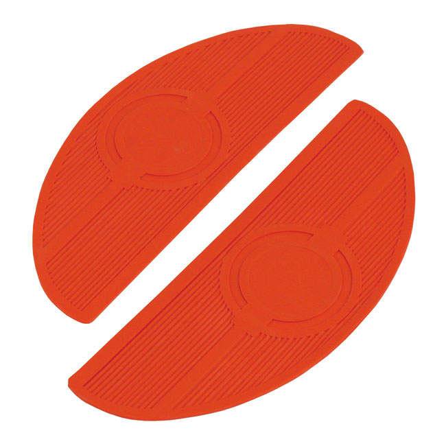 OVAL REPL. PADS, FLOORBOARDS. RED