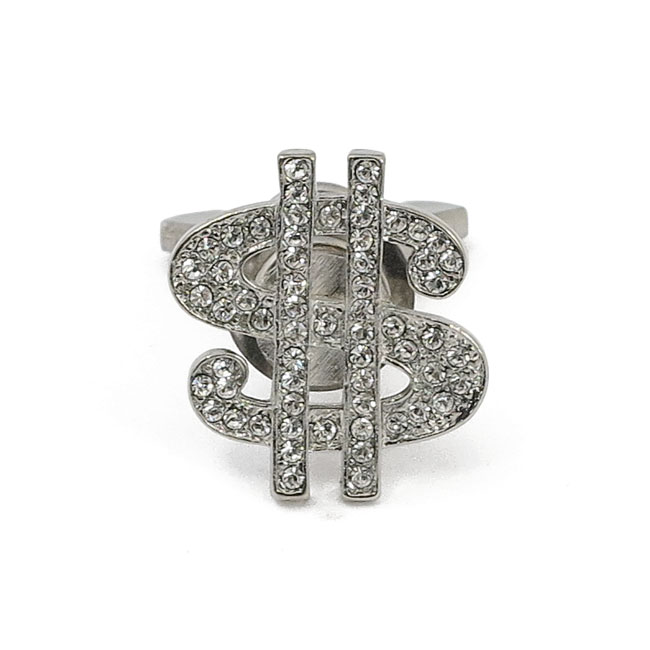 License plate mount kit US Dollar. Chrome/diamonds