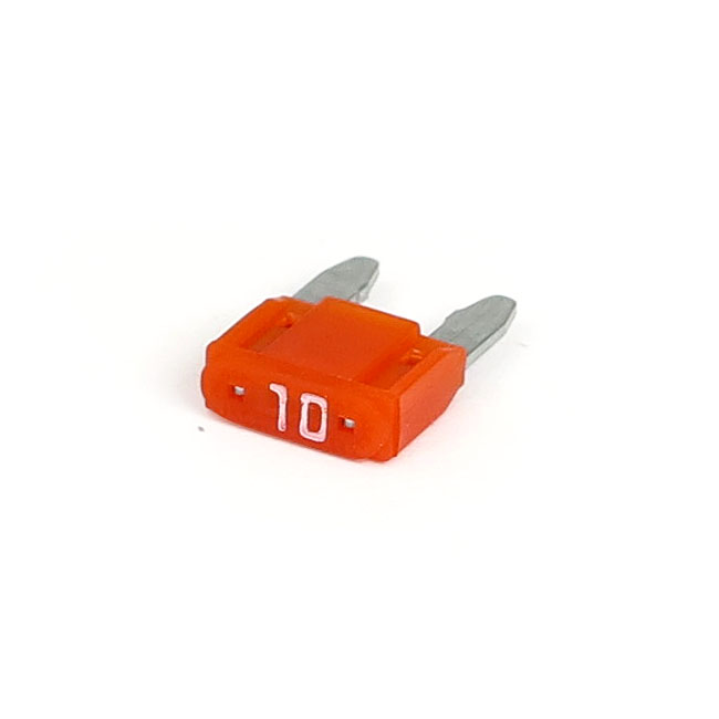 Mini fuse with LED indicator. Red, 10A