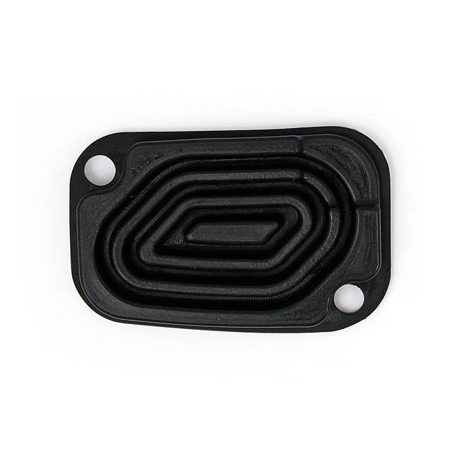 Gasket, master cylinder cover. Front brake